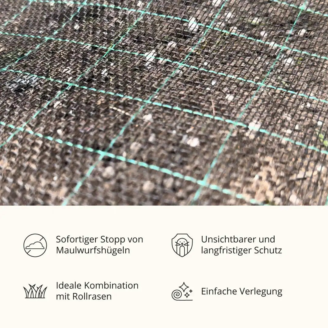 Maulwurfschutzgewebe