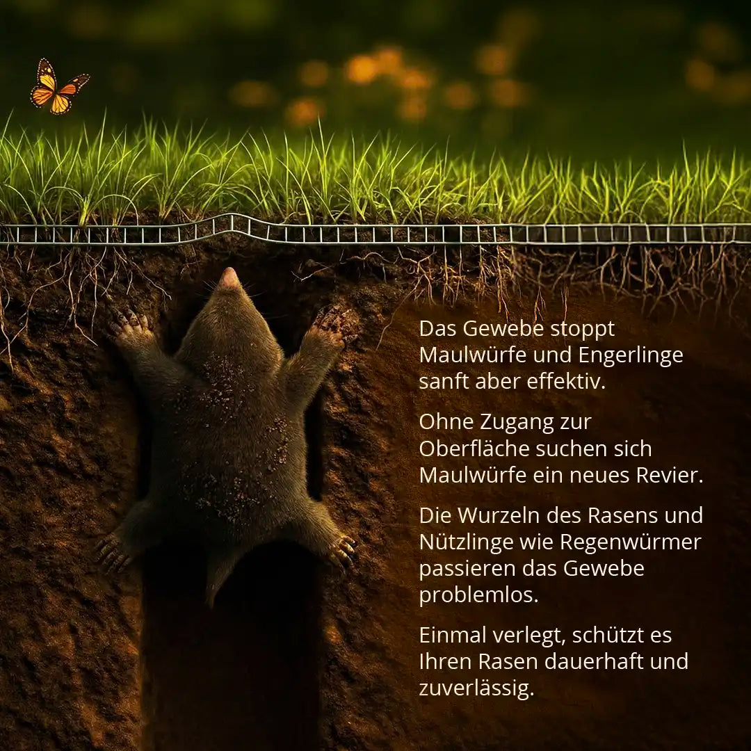 Maulwurfschutzgewebe